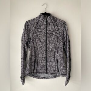 Lululemon Women's Define Jacket Luon Twill Black White